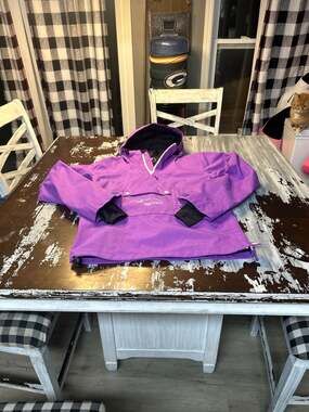 Airblaster Women's Freedom Anorak Snowboard Pullover Jacket Purple Size M